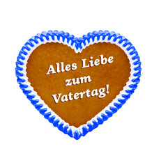 Sticker - Lebkuchenherz Vatertag