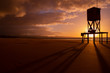sunrise at the sea