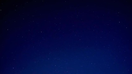 Wall Mural - flying stars on the blue night sky background texture of space. timelapse 4 k.