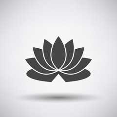 Poster - Lotus flower icon