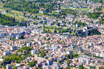 Sticker - Château Fort de Lourdes et ville