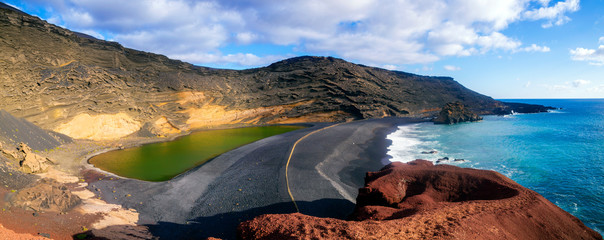 Canary Islands - Lanzarote - Charco Verde (Green Lake)