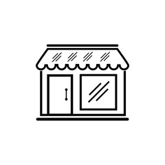 Poster - Store icon symbol vector