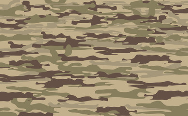 Military Camouflage abstract seamless pattern vector illustration.