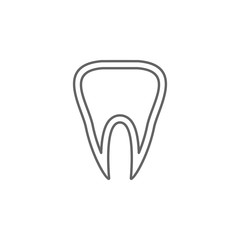 Poster - health, tooth, dental, oral, treatment. Element of health icon. Thin line icon for website design and development, app development. Premium icon