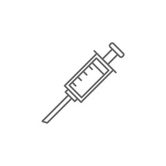 Aufkleber - health, drug, injection, syringe, vaccine. Element of health icon. Thin line icon for website design and development, app development. Premium icon