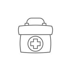 Poster - health, aid, first, medical, care. Element of health icon. Thin line icon for website design and development, app development. Premium icon
