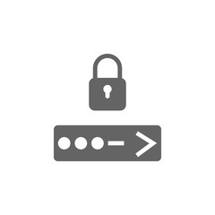 Poster - fingerprint icon. element of internet security icon. premium quality graphic design icon. signs and 
