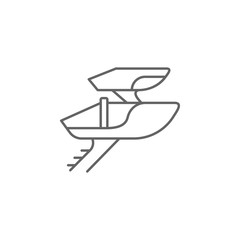 Fototapete - House, technology icon. Element of future world icon. Thin line icon for website design and development, app development. Premium icon