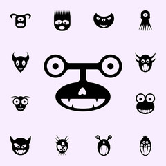 Sticker - monster icon. monsters icons universal set for web and mobile