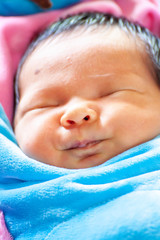 Newborn baby aged 3 days