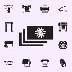 Poster - envelopes icon. Print house icons universal set for web and mobile