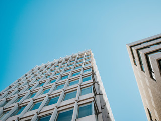 Aufkleber - Modern building Business district Architecture exterior perspective