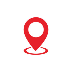 Poster - Pin Maps Location icon vector. Pin icon vector. Location icon. Map pointer icon