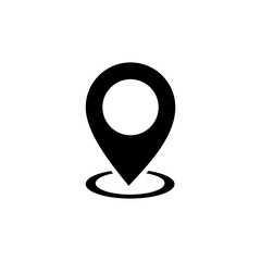 Poster - Pin Maps Location icon vector. Pin icon vector. Location icon. Map pointer icon
