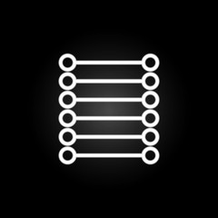 Poster - electricity, circuit neon icon. Elements of electricity set. Simple icon for websites, web design, mobile app, info graphics