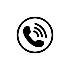 Poster - Call icon symbol vector