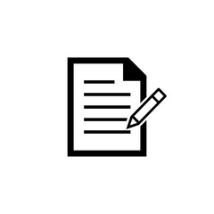 Poster - Edit document sign icon Vector