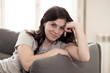 © SB Arts Media - Beautiful lifestyle portrait of young woman happy and relaxed at home