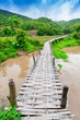 Bambusbrücke Boon Ko Ku So bei Pai; Thailand