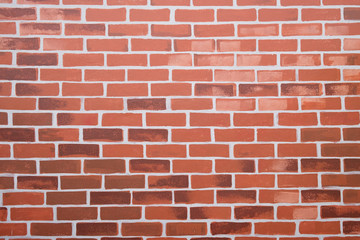 Red brick wall background