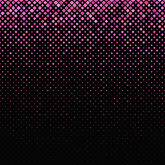 Poster - Abstract digital diagonal square pattern background - vector design
