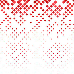 Poster - Geometric rounded square pattern background - vector graphic design from squares in varying sizes