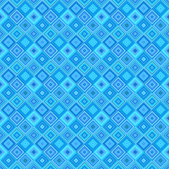 Poster - Seamless abstract diagonal square mosaic pattern background - vector illustration