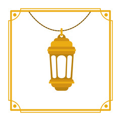 Wall Mural - ramadan kareem lantern hanging icon