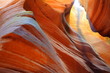 © Wenhai Tang/Stocksy - Magical colours and textures inside red rocks of Slot Canyon
