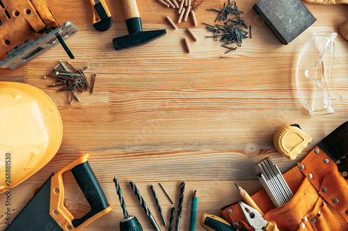 Fotomural Handyman professional DIY project workplace tabletop