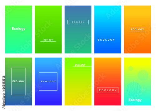 Fotomural Ecology social media stories duotone template set