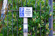 © Richard Johnson - Blue badge holders only sign