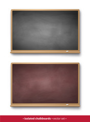 Poster - Set of vintage horizontal chalkboards