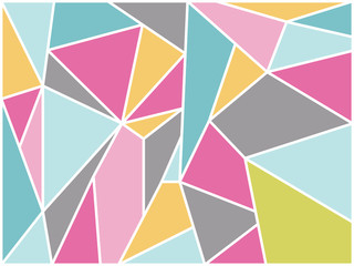 Wall Mural - Abstract retro geometric background vector 