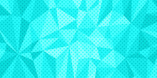 Turquoise Triangle Background