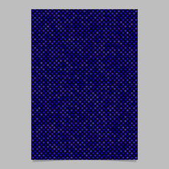 Poster - Blue geometrical pentagram star shape pattern background brochure template design