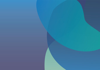 Fototapete - Design Template. Trendy Gradient Background. Abstract Illustration
