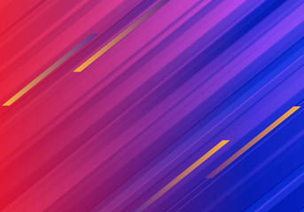 Poster - Abstract red blue line speed pattern design modern futuristic background vector illustration.
