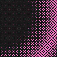 Poster - Retro abstract halftone polka dot background pattern design