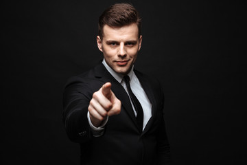 Poster - Confident attractive businessman wearing suit