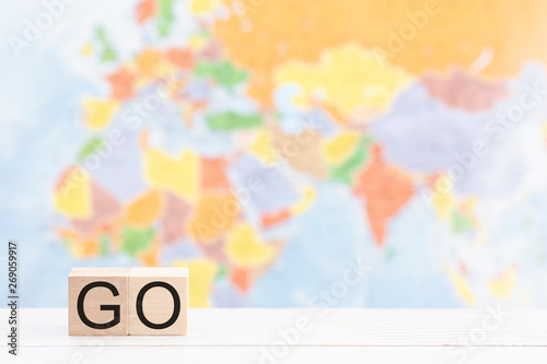 Fotomural Go Into All The World a Message of Christian Evangelism