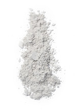 White Cosmetic Powder Isolated On White Background