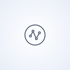 Poster - Communication, connection, vector best gray line icon