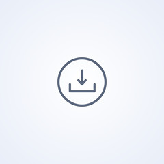 Poster - Download, vector best gray line icon