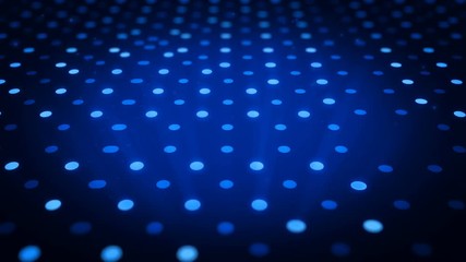 Fototapete - 4K Abstract tech geometric polygonal motion design Loop