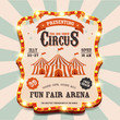 Circus banner. Carnival banner. Event banner
