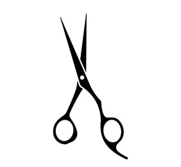 Wall Mural - professional hair scissor set. vector