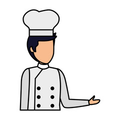 Sticker - young chef avatar character