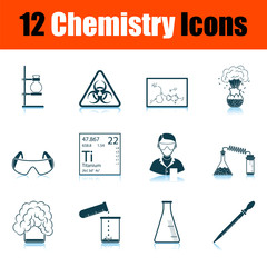 Poster - Chemistry Icon Set